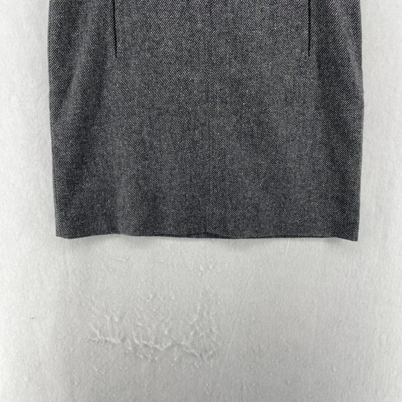 Banana Republic Pencil Mini Skirt Women's Sz 2 Gray Seamless Side Zipper Short - Picture 8 of 10